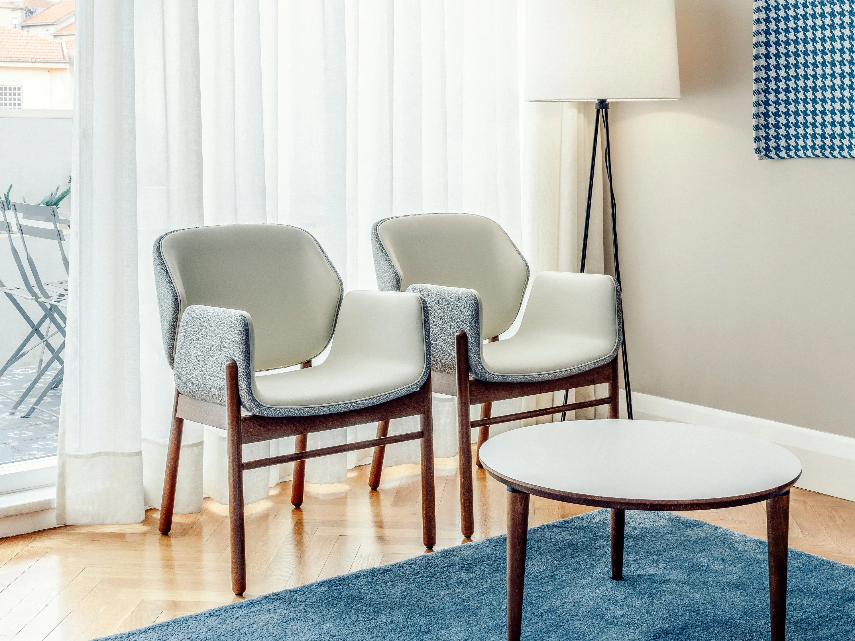 ADELE | Chair with armrests - kép 5