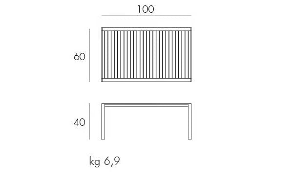 ARIA 100 | Rectangular coffee table - kép 17