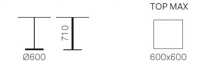 ARKI-BASE ARK3 | Square table - kép 2