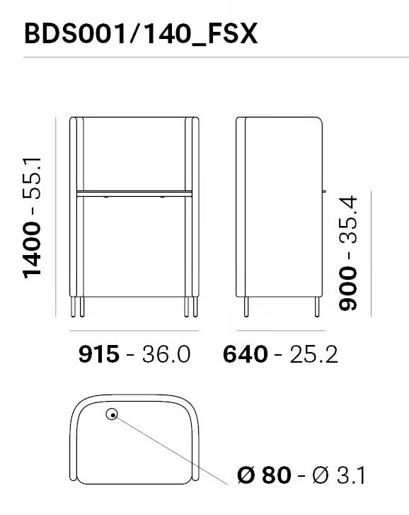 BUDDYHUB DESK BDS001/140 - kép 10