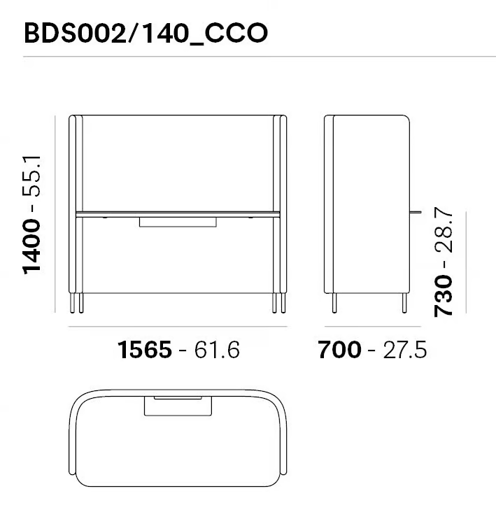 BUDDYHUB DESK BDS002/140 - kép 11