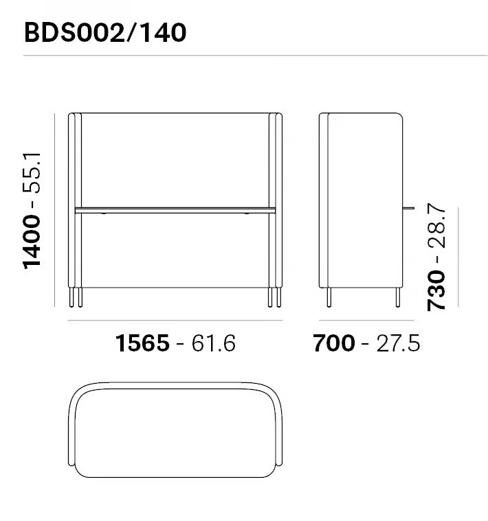 BUDDYHUB DESK BDS002/140 - kép 10