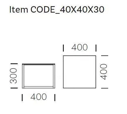 CODE 40X40X30 - kép 5
