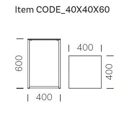 CODE 40X40X60 - kép 4