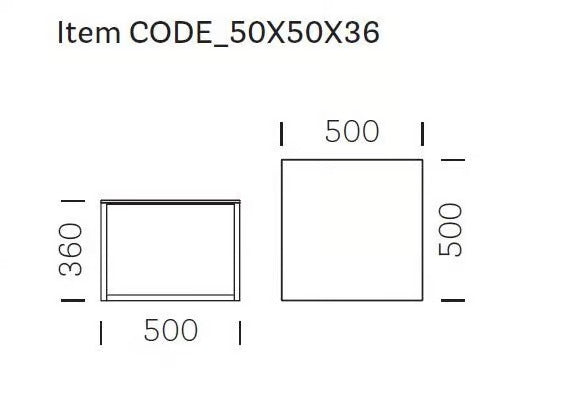 CODE 50X50X36 - kép 4