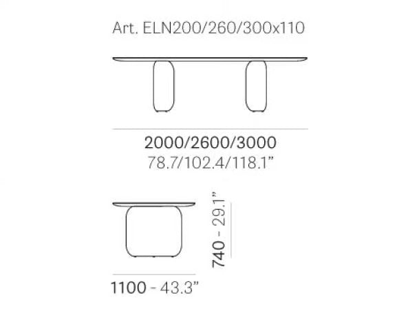ELINOR ELN200/260/300x110 - kép 5