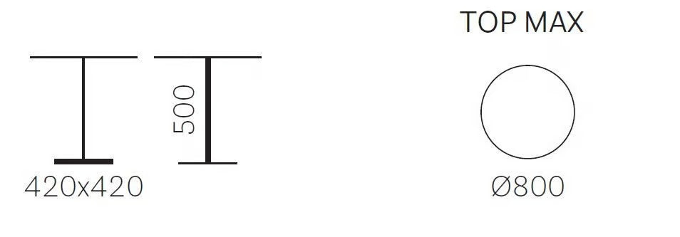 LUNAR 5443 | Round coffee table - kép 5