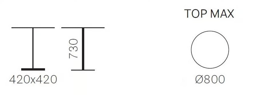 LUNAR 5444 | Round table - kép 2