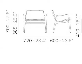 MALMÖ 295 | Easy chair - kép 5