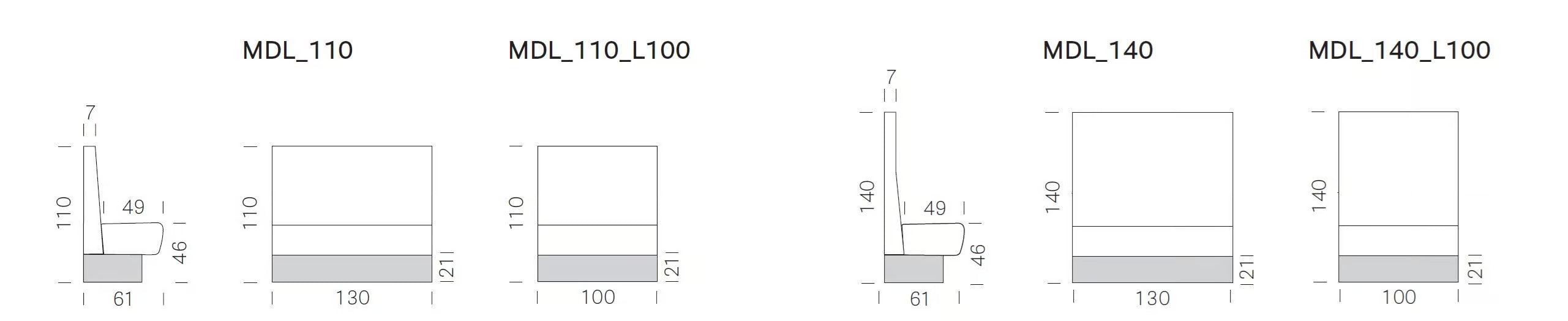 MODUS MDL | Small sofa - kép 3
