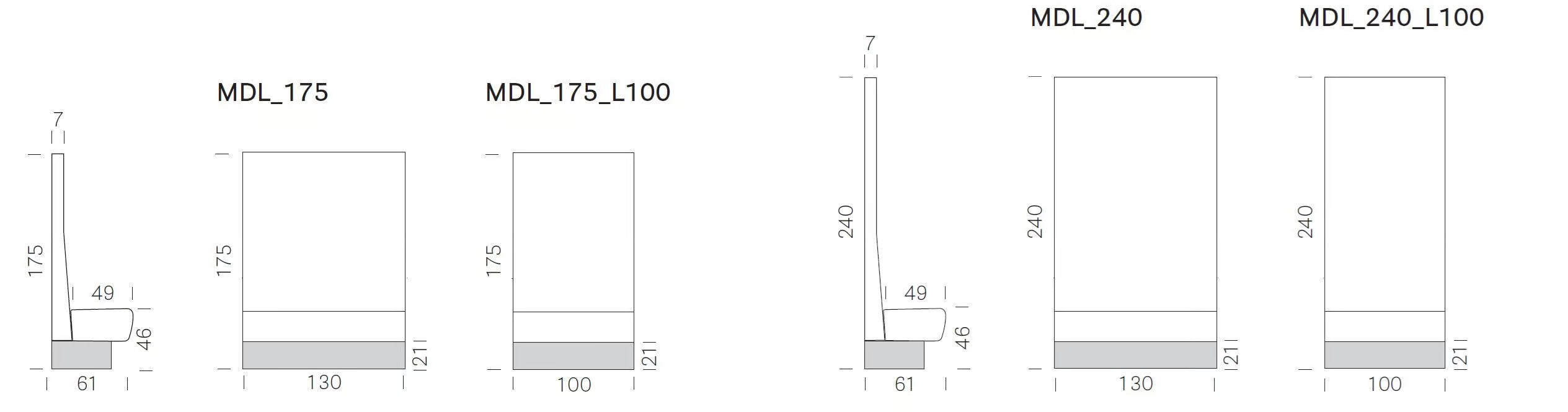 MODUS MDL | Small sofa - kép 4