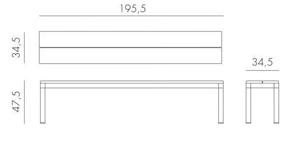 RIO BENCH ALU - kép 9