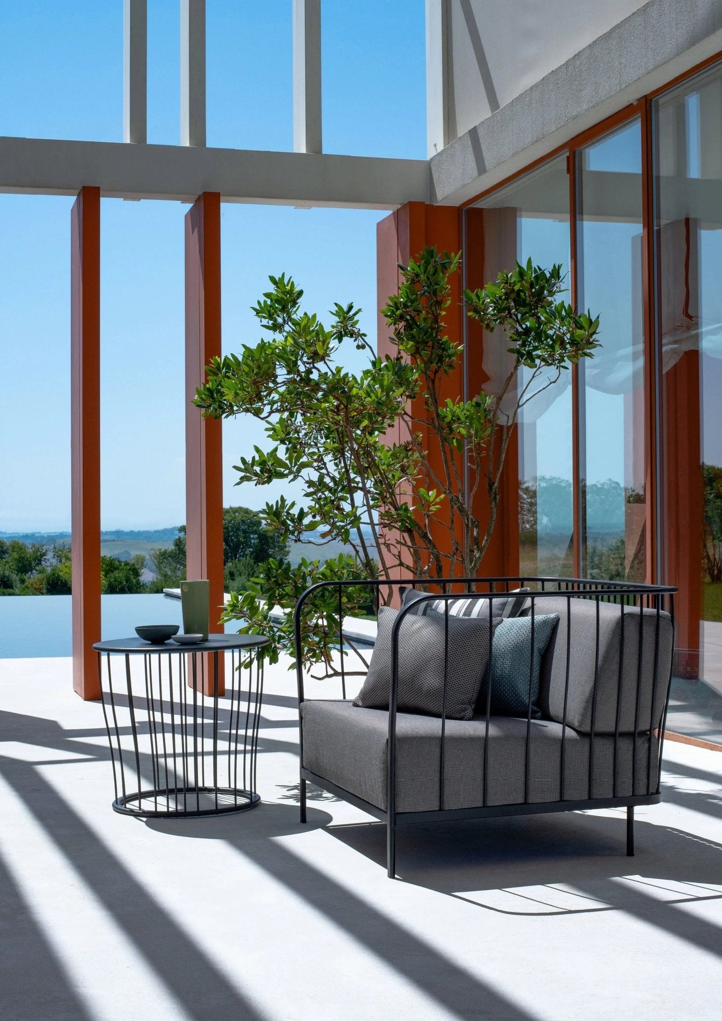 CANNOLÈ | Corner garden armchair - Basic Collection Kft.