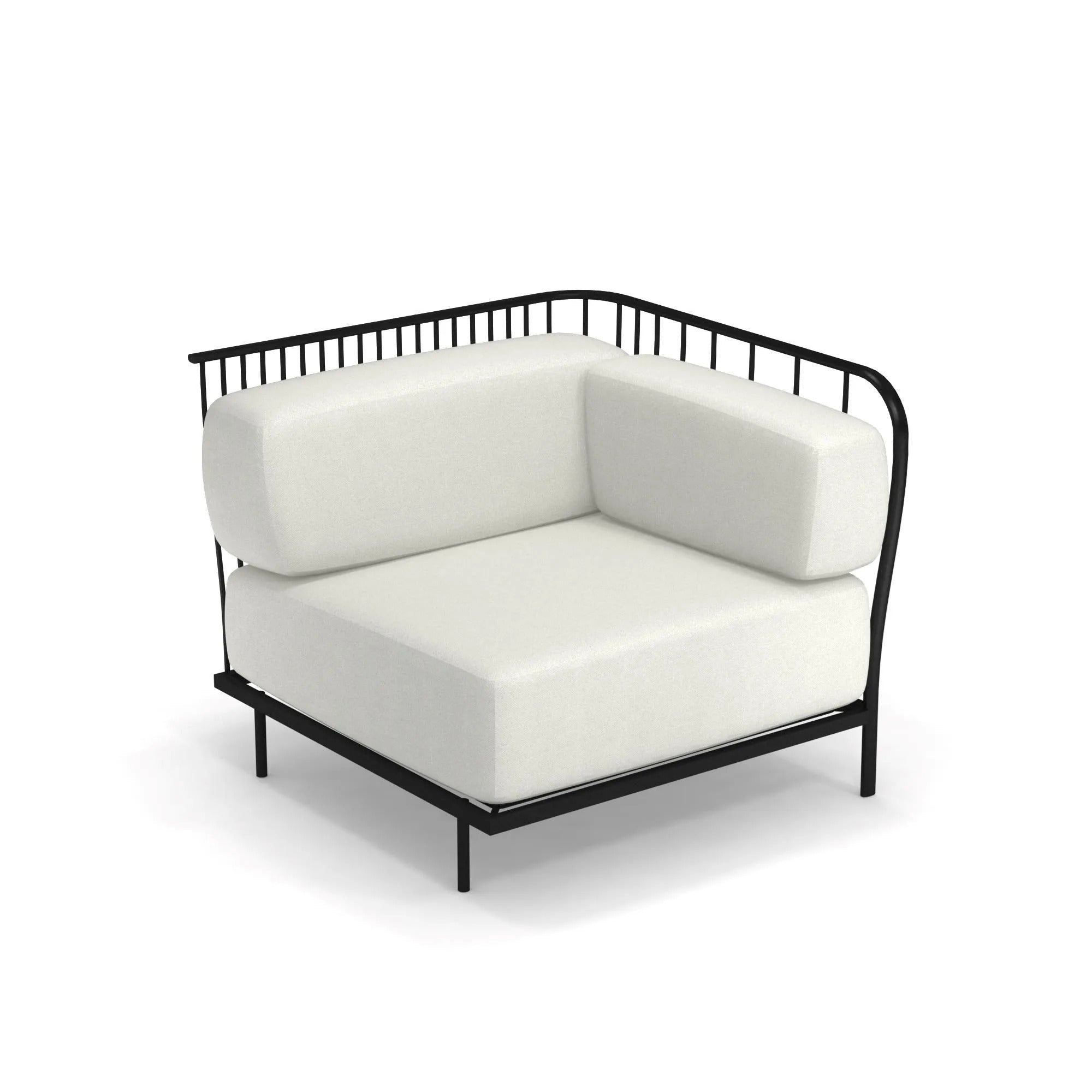 CANNOLÈ | Corner garden armchair - Basic Collection Kft.