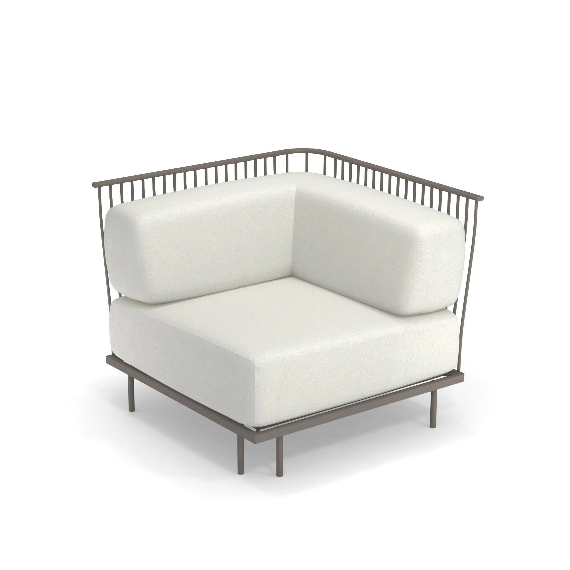 CANNOLÈ | Corner garden armchair - Basic Collection Kft.