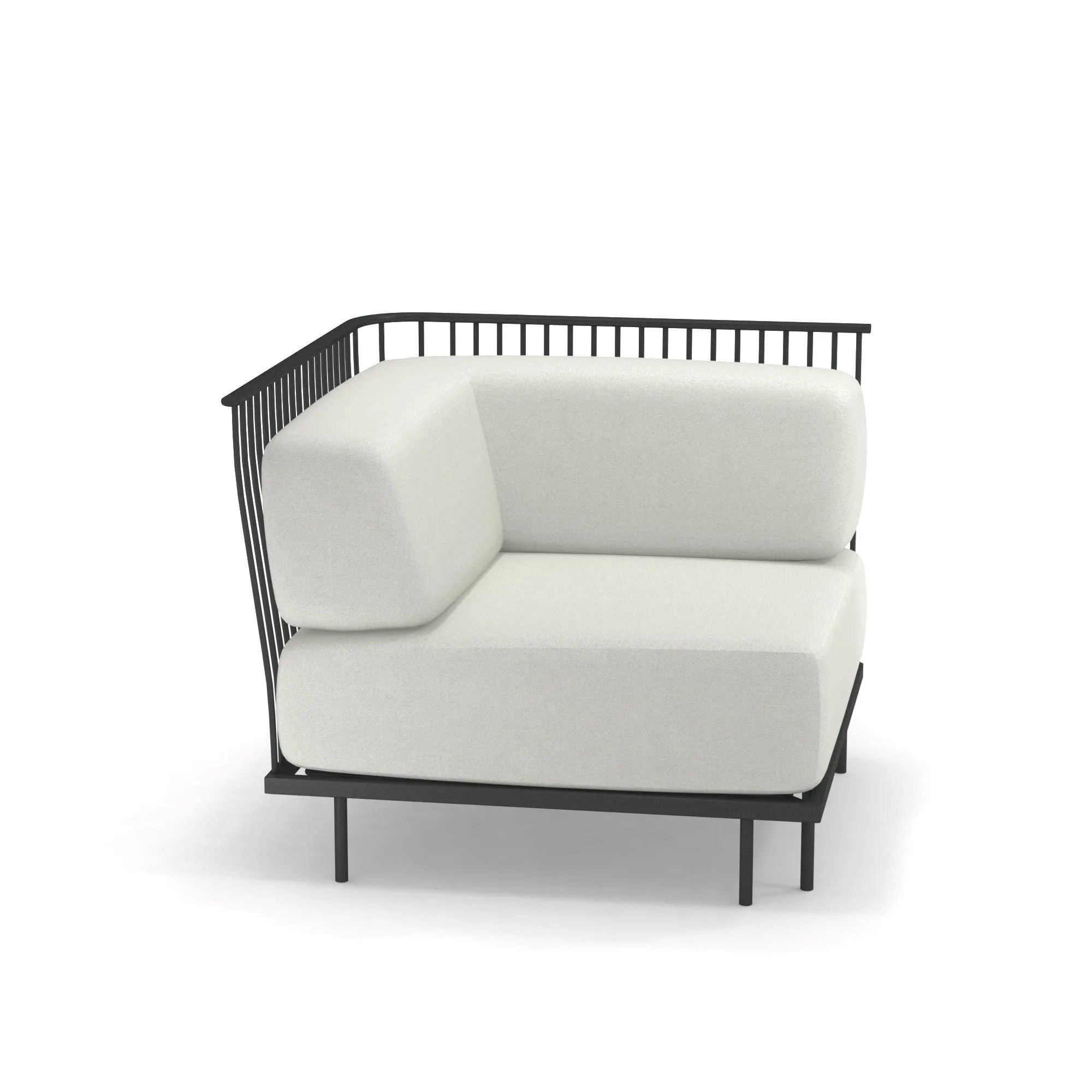 CANNOLÈ | Corner garden armchair - Basic Collection Kft.