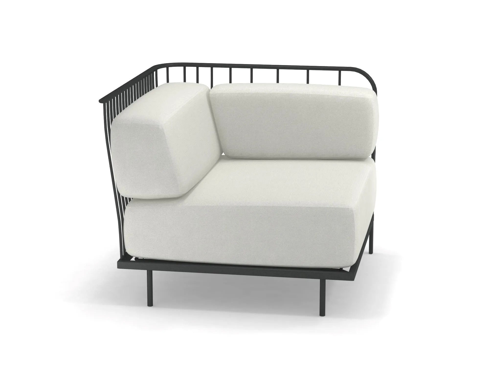 CANNOLÈ | Corner garden armchair - Basic Collection Kft.