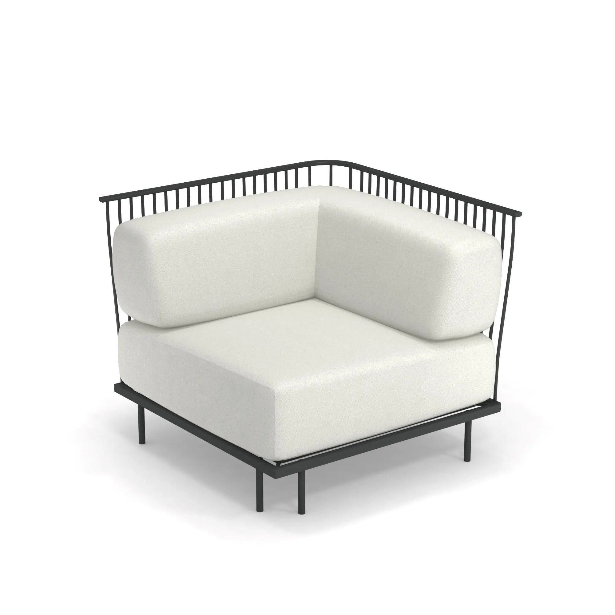 CANNOLÈ | Corner garden armchair - Basic Collection Kft.