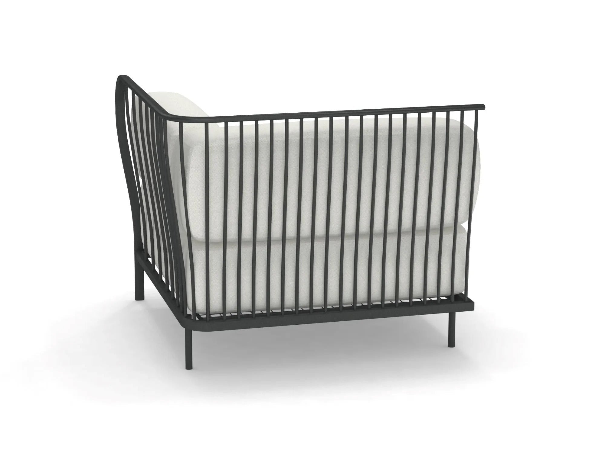 CANNOLÈ | Corner garden armchair - Basic Collection Kft.