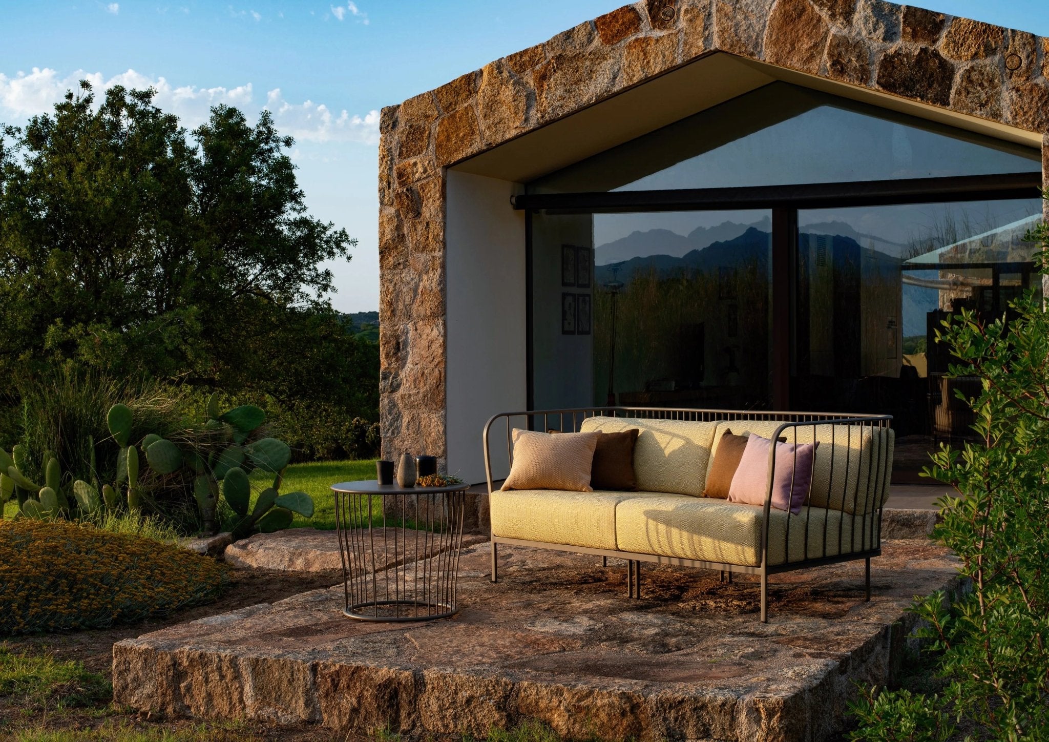 CANNOLÈ | Corner garden armchair - Basic Collection Kft.