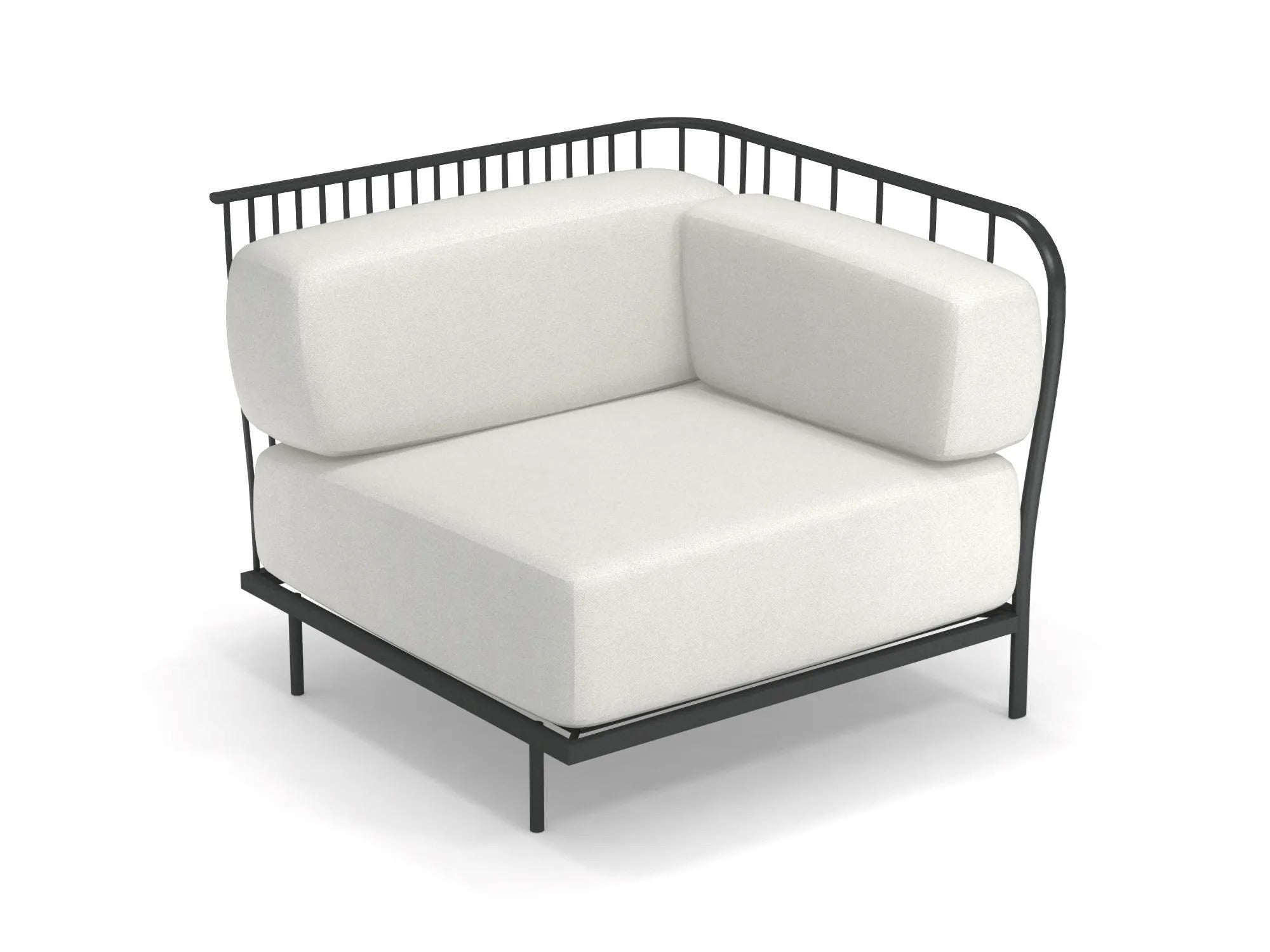 CANNOLÈ | Corner garden armchair - Basic Collection Kft.