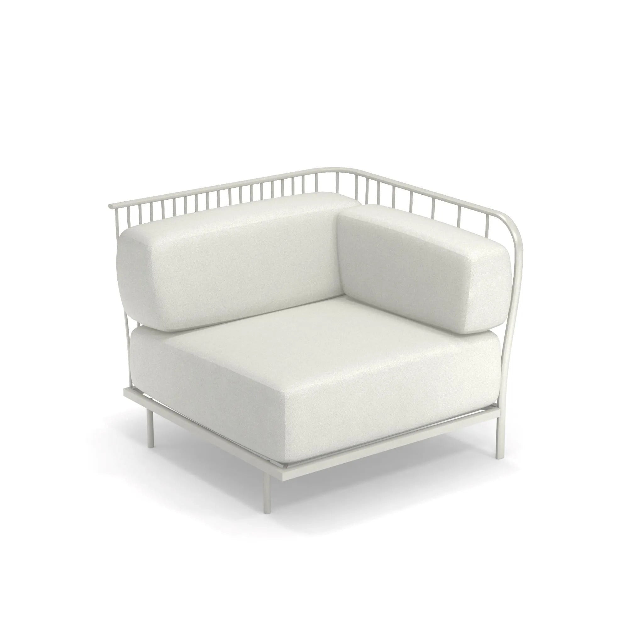 CANNOLÈ | Corner garden armchair - Basic Collection Kft.