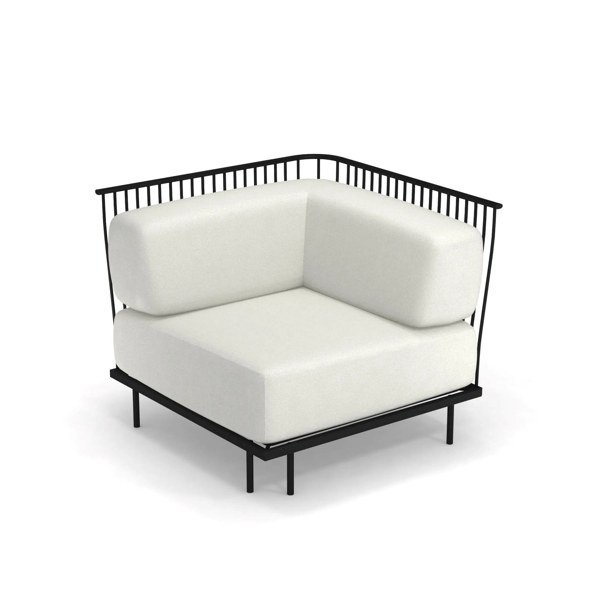 CANNOLÈ | Corner garden armchair - Basic Collection Kft.