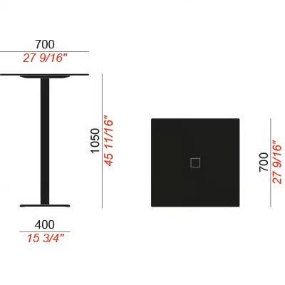 EDGE Q | High table - Basic Collection Kft.