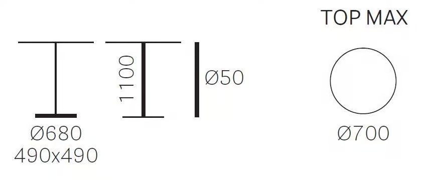LAJA 5424 | Round table - Basic Collection Kft.