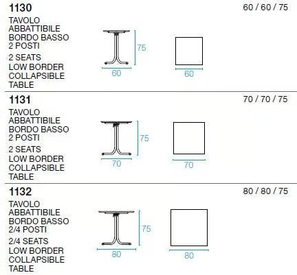 TABLE SYSTEM | Square table - Basic Collection Kft.