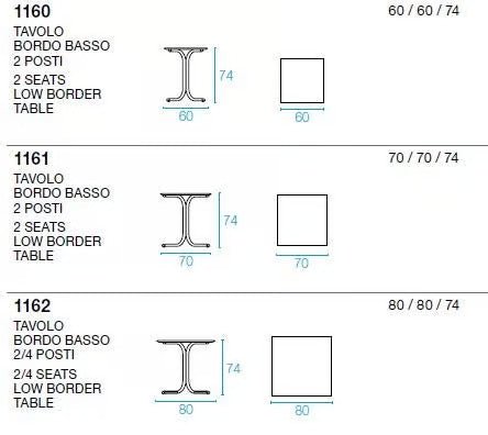TABLE SYSTEM | Square table - Basic Collection Kft.