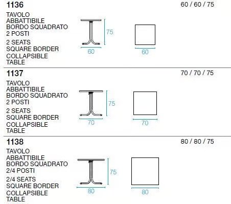 TABLE SYSTEM | Square table - Basic Collection Kft.