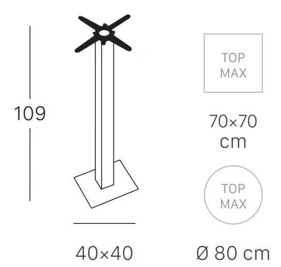 TIFFANY Column 80×80 mm - Basic Collection Kft.